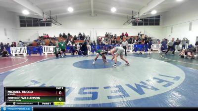 160 lbs Champ. Round 3 - Michael Tinoco, Hoover vs Dominic Williamson, Canoga Park