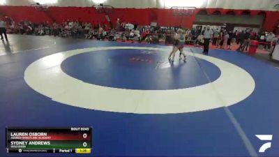 122-127 lbs Round 3 - Lauren Osborn, Askren Wrestling Academy vs Sydney Andrews, Wisconsin