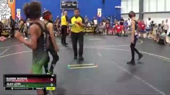 82 lbs Round 2 (6 Team) - Kaiden Skodak, Backyard Brawlers vs Alex Leon, Untouchables White
