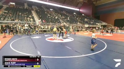 82 lbs 1st Place Match - Ryder Hintz, Green River Grapplers Wrestling vs Kaice Ruby, Touch Of Gold Wrestling Club