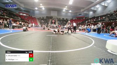 70 lbs Final - Gabriel Shuemake, Pirate Wrestling Club vs Grayson Phillips, Team Tulsa Wrestling Club