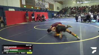 182 lbs 3rd Place Match - Marco Guerrero, Santa Fe vs Simon Bachman, Claremont