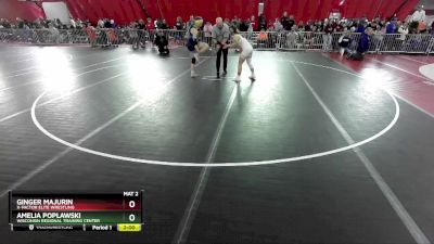 130 lbs Quarterfinal - Amelia Poplawski, Wisconsin Regional Training Center vs Ginger Majurin, X-Factor Elite Wrestling