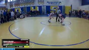 132 lbs Quarterfinals (8 Team) - Isaiah Wilson, Wakulla High School vs Gunner Ivey, Clay