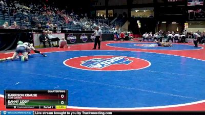 3A-120 lbs Quarterfinal - Harrison Krause, Hart County vs Danny Liddy, Coahulla Creek