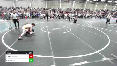 113 lbs Quarterfinal - Gabriel Serros, New Mexico Bad Boyz vs Trevor Piatt, Olathe