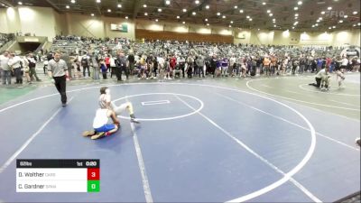 82 lbs Consi Of 8 #2 - Daniel Walther, Carson Bulldogs vs Chase Gardner, Spanish Springs WC