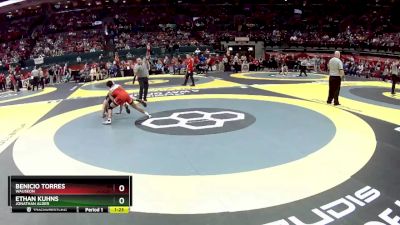 D2-144 lbs Quarterfinal - Ethan Kuhns, Jonathan Alder vs Benicio Torres, Wauseon