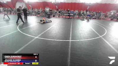 87 lbs Cons. Round 2 - Owen Dorshorst, Askren Wrestling Academy vs Jovanni Alvarez, Ringers Wrestling Club