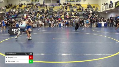 130 lbs Quarterfinal - Amiya Powell, Parkersburg South-WV vs Patron Plummer, Chestnut Ridge