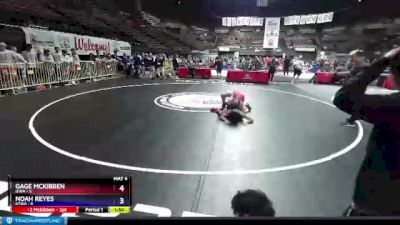 120 lbs Round 1 (16 Team) - Gage Mckibben, IEWA vs Noah Reyes, KTWA