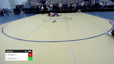 222-H lbs Consi Of 8 #2 - Jake Zemsky, Yale Street vs Jonathan Gazerwitz, Rhino Wrestling