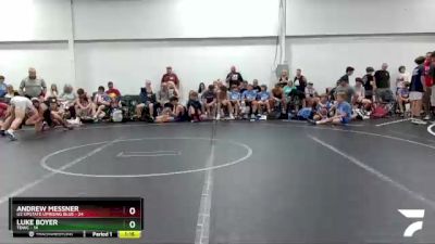 130 lbs Round 2 (8 Team) - Luke Boyer, TDWC vs Andrew Messner, U2 Upstate Uprising Blue