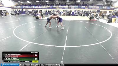 285 lbs Cons. Semi - Cadin Koeppel, Wisconsin-Whitewater vs Jackson Schichel, Wisconsin-Eau Claire