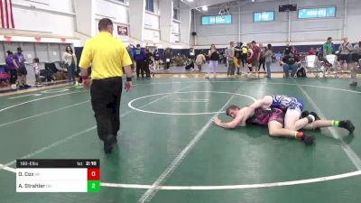 190-E lbs Consi Of 8 #2 - Orion Cox, VA vs Aden Strahler, OH