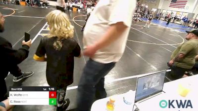 61 lbs Semifinal - Kason Wolfe, Keystone Kids vs Cooper Ross, NextGen Wrestling