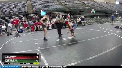 175 lbs Round 5 (6 Team) - Haidan Simon, Kansas Pythons vs Cole Jewell, Kentucky