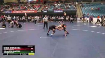 157 lbs Cons. Round 3 - Carlo Castagnaro, Arizona Christian vs 10 Aaron Gandara, Southern Oregon