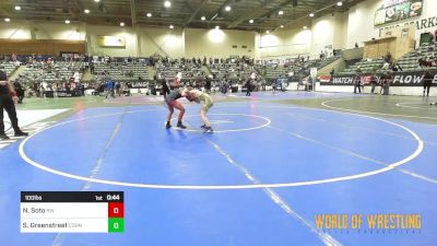 100 lbs Consi Of 4 - Noah Soto, RedWave Wrestling vs Sawyer Greenstreet, Cornerstone Mat Club