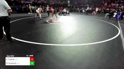 195 lbs Consi Of 4 - Eugenio Franco, Corona Del Mar (SS) vs Daniel Gurovich, Camarillo (SS)