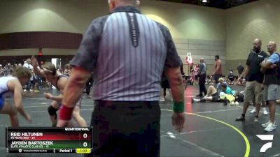 220 lbs Quarterfinals (8 Team) - Jayden Bartoszek, Elite Athletic Club DZ vs Reid Hiltunen, Mi Mafia Red