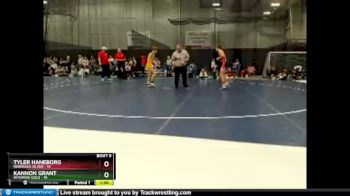 105 lbs Round 3 (6 Team) - Kannon Grant, Wyoming Gold vs Tyler Haneborg, Nebraska Silver
