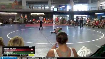 45 lbs Round 1 (10 Team) - Asher Wilbur, Predator Wrestling vs Kai Burns, Team Hammerhouse