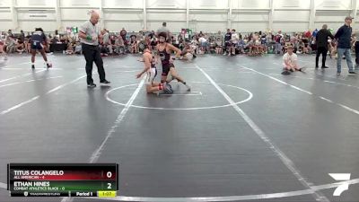 106 lbs Round 7 (8 Team) - Titus Colangelo, All American vs Ethan Hines, Combat Athletics Black