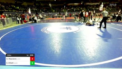 112 lbs Quarterfinal - Alex Rosciano, Jersey 74 vs Sean Elliott, Shore Thing WC