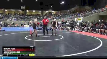 182 lbs Quarterfinals (8 Team) - Lonny Hernandez, 2/1A Culver vs Rowan Files, 2/1A Lowell