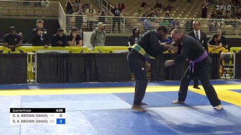 VASILE CIUCLEA JR vs DANIEL A. BROWN DANIELS 2024 Pan Jiu Jitsu IBJJF Championship