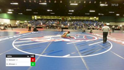 132 lbs Round Of 64 - Xzavier Salazar, NM vs Brodie Altman, VA