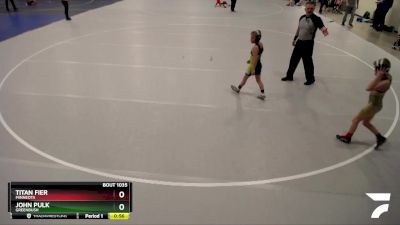 65 lbs Quarterfinal - Titan Fier, Minneota vs John Pulk, Greenbush