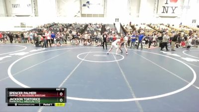 131 lbs Cons. Round 2 - Jackson Tortorice, Franklinville Wrestling Club vs Spencer Palmeri, Fairport Jr. Red Raiders Wrestling