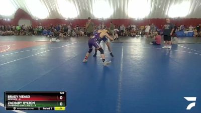 126 lbs Round 3 (16 Team) - Brady Vieaux, Denmark vs Zachary Hylton, Cambridge-Isanti White