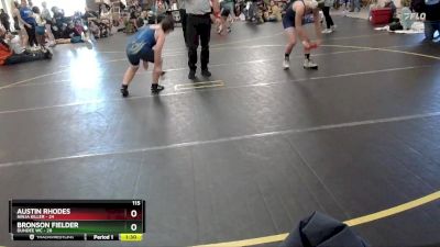 115 lbs Round 2 (6 Team) - Bronson Fielder, Dundee WC vs Austin Rhodes, Ninja Killer