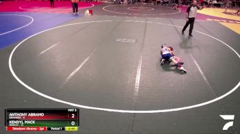 60 lbs Semis (4 Team) - Anthony Abramo, Brainerd vs Kendyl Mack, Roseau