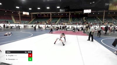 65 lbs Consi Of 8 #2 - Eli Trujillo, Juggernaut Wrestling Club vs Ryatt Cavazos, Hammer House Mafia