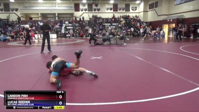 16UB-2 lbs Round 3 - Landon Fish, Dubuque Wrestling Club vs Lucas Reeder, Big Game Wrestling Club