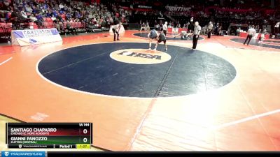 1A 144 lbs Cons. Round 2 - Gianni Panozzo, Clifton (Central) vs Santiago Chaparro, Chicago (C. Hope Academy)