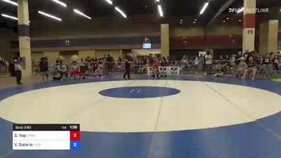 46 kg Round Of 16 - Samantha Yap, Connecticut vs Valarie Solorio, Florida