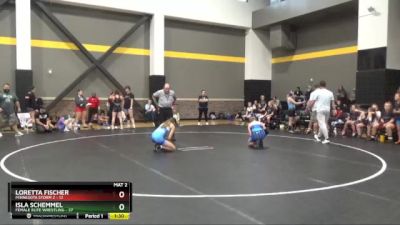 120 lbs Round 2 (4 Team) - Isla Schemmel, Female Elite Wrestling vs Loretta Fischer, Minnesota Storm 2