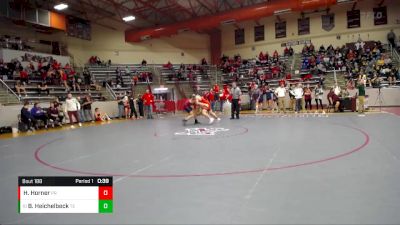 170 lbs Cons. Round 2 - Bradley Heichelbeck, Tecumseh vs Hunter Horner, Princeton