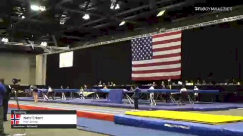 Nate Erkert - Tumbling, High Energy - 2021 USA Gymnastics Championships