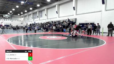 190 lbs Round Of 32 - Jack Jones, Bristol Central vs Nicholas Mercado, Wilton