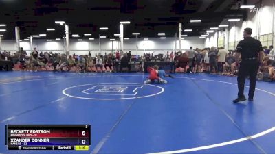 83 lbs Round 1 (8 Team) - Beckett Edstrom, Minnesota Red vs Xzander Donner, Kansas