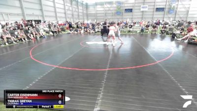 152 lbs Placement Matches (16 Team) - Carter Eisenmann, Team Nebraska vs Tigran Greyan, California