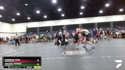 220 lbs Round 1 (4 Team) - Cameron Cook, Dogtown vs Michael McPeak, Bad Bass