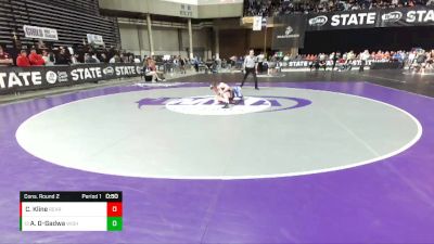 1B/2B 126 Cons. Round 2 - Alfredo Guzman-Gadwa, Wishkah Valley vs Carson Kline, Reardan