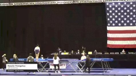 Rosalie Thongphay - Individual Trampoline, USA Dynamites - 2021 USA Gymnastics Championships